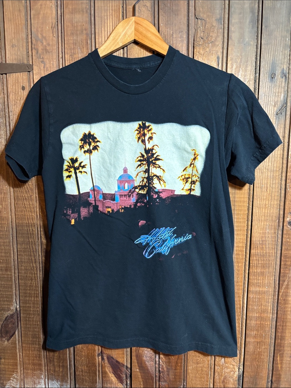 The Eagles- Hotel California Black Short-Sleeve Tee
